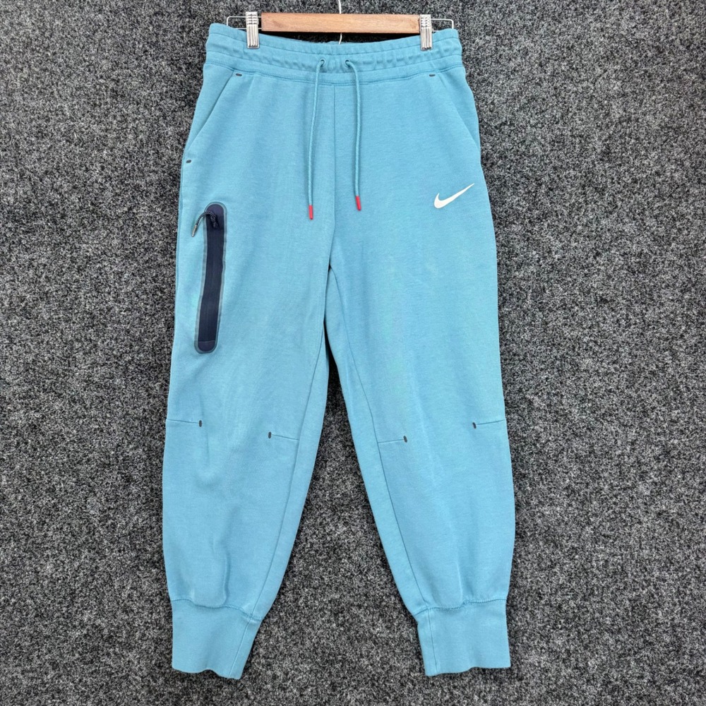 Nike Tech Fleece Joggers Mens Medium Blue Tapered Sweatpants CU4495-407